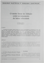 Máquinas eléctricas-o motor linear de indução como accionador de baixa velocidade_C. P. Cabrita_Electricidade_Nº252_jan_1989_31-38.pdf