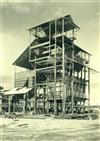 C.R.G.E. - Fábrica de Gás da Matinha _ Edificio dos fornos. Montagem da estrutura metálica _ 1940-01-13 _ Kurt Pinto _ 15150 _ 34.jpg