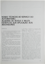 Novas técnicas ao serviço do automatismo-Álgebra de Boole e Relés estáticos-sua aplicação aos ascensores (1ªparte)_António C. A. F. Vasconcelos_Electricidade_Nº037_set-out_1965_305-313.pdf