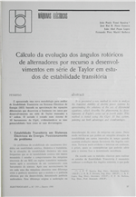 Cálculo da evolução dos ângulos rotóricos de alternadores...Taylor em estudos de estabilidade transitória_J.P.T. Saraiva_Electricidade_Nº219_jan_1986_37-41.pdf