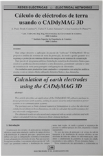 Redes eléctricas-Cálculo de eléctrodos de terra usando o CALDEIAS 3D_A. P. MB. Coimbra_Electricidade_Nº313_jul-ago_1994_246-251.pdf
