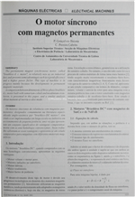 Máquinas eléctricas - O motor síncrono  com magnetos transparentes_P. G. Baiona_Electricidade_Nº322_mai_1995_127-129.pdf