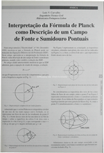 Fisica-Interpretação da fórmula de Planck como descrição de um campo de fonte e sumidouro pontuais_Luís V. Carvalho_Electricidade_Nº371_Nov_1999_275-277.pdf
